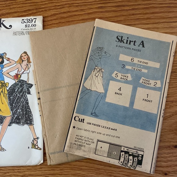 VTG ‘70s Butterick Designer Kenzo UNCUT Sewing Pattern - Picture 6 of 9